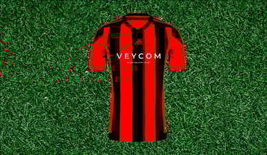 Red football pitch background