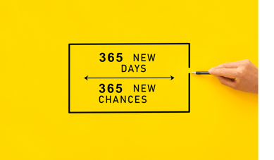 365 new days 365 new chances sales poster