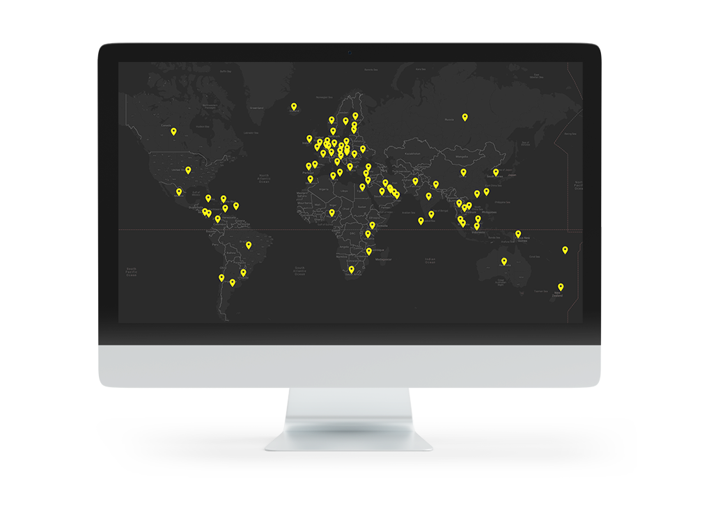 Lead Map in iMac